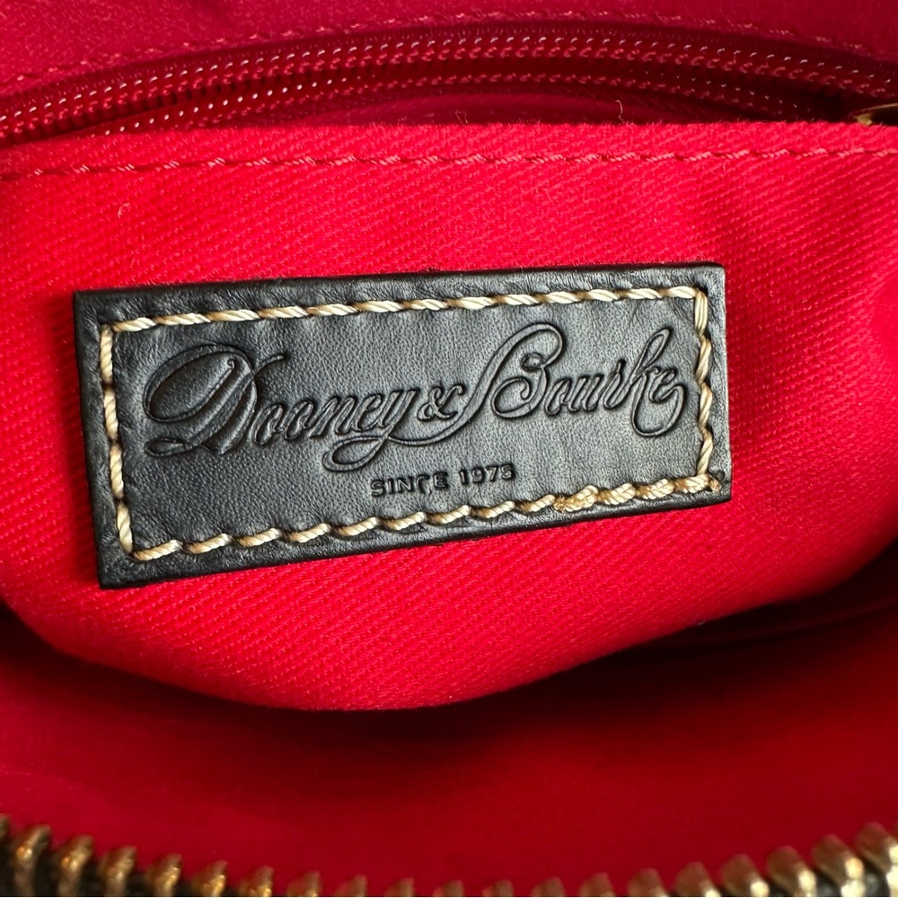 Dooney & Bourke Black Pebbled Leather Crossbody - excellent pre-owned condition - Picture 8 of 8